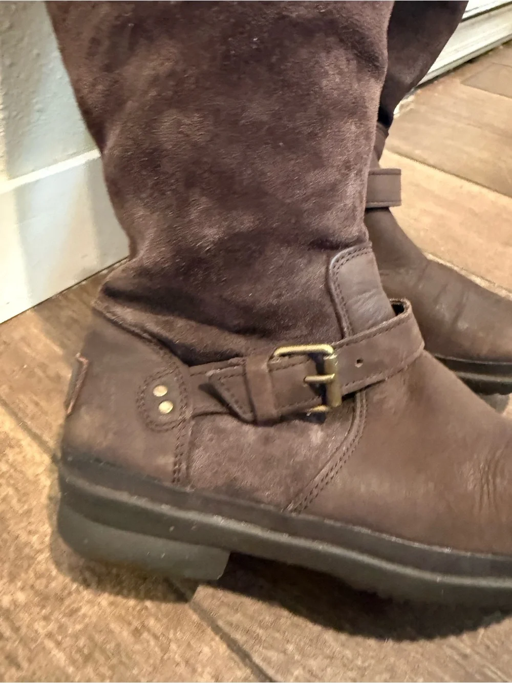 Ugg Australia Thomsen Stout‎ Brown Waterproof Boots Size 6